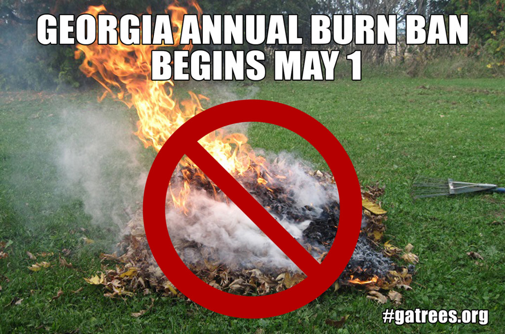 Georgia Burn Ban Begins May 1 | Georgia Forestry Commission