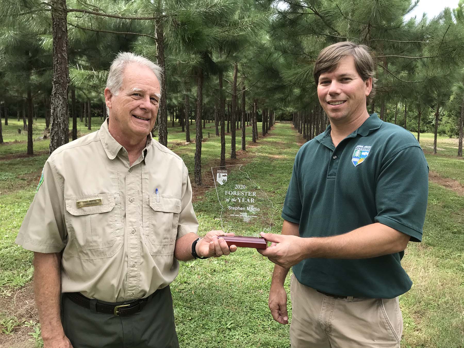 Local Forester Named GFC 2020 Forester of the Year | Georgia Forestry